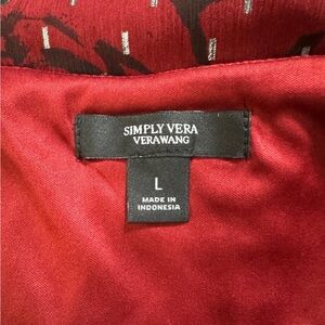 Women's Simply Vera Vera Wang Ruffle Chiffon Dress Size Large